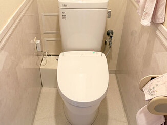 トイレリフォーム 高機能な便座で快適に使用できるトイレ